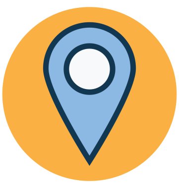 GPS, konumu pin kolayca değiştirebilirsiniz izole vektör simge veya düzenleme