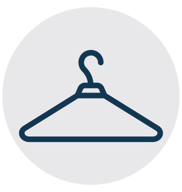 Dolap, bez askı Isolated kolayca değiştirebilirsiniz vektör simge veya Düzenle