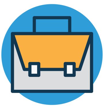 Evrak Çantası'nı izole vektör simge kolayca değiştirebileceğiniz veya Düzenle