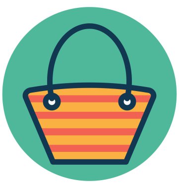 Çanta, kolayca değiştirebilirsiniz izole vektör simge veya Düzenle