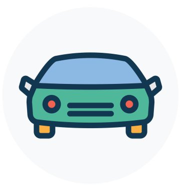 Taksi, taksi kolayca değiştirebilirsiniz izole vektör simge veya düzenleme