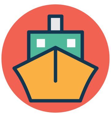 Cruise izole vektör simge kolayca değiştirebileceğiniz veya Düzenle