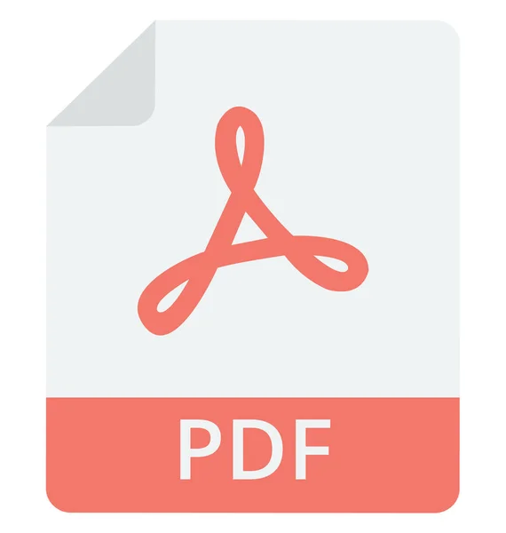 Pdf File File Vector Icon Который Можно Легко Редактировать Модифицировать — стоковый вектор