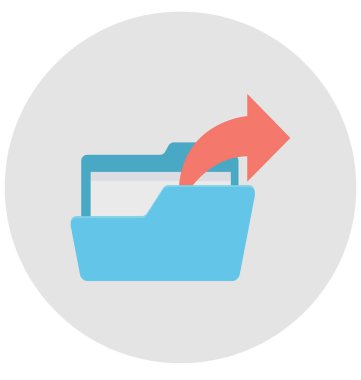 Kolayca veri kopyalama vektör simge Düzenle veya değişikliğin