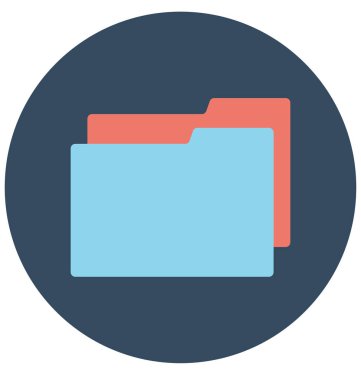 Kolayca klasörler vektör simge Düzenle veya değişikliğin 