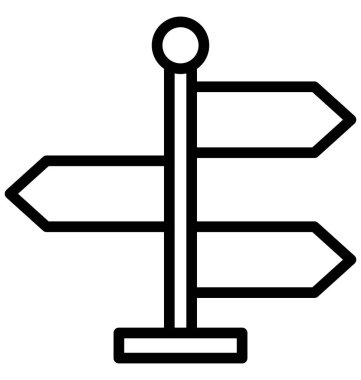 Olmak kolayca düzenleyebilir veya değiştirilen tabelasını izole vektör simgesi.