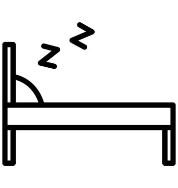 İzole vektör uyku kolayca simge Düzenle veya değişikliğin.