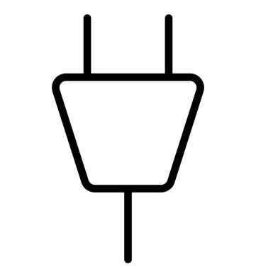 Olmak kolayca düzenleyebilir veya değiştirilen projektör izole vektör simgesi.