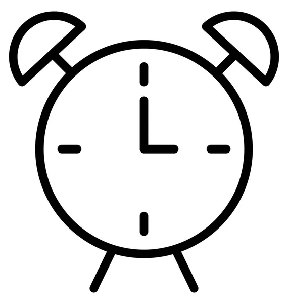 Alarm Clock Isolated Vector Icon Can Easily Edit Modified — Stock Vector