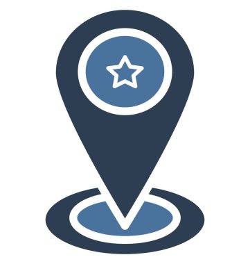 PIN izole kolayca simge Düzenle veya değişikliğin vektör harita.