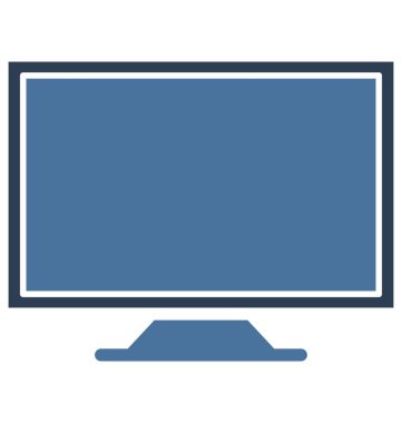 Olmak kolayca düzenleyebilir veya değiştirilen Lcd izole vektör simgesi.