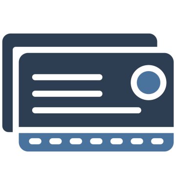 Olmak kolayca düzenleyebilir veya değiştirilmiş kredi kartı izole vektör simgesi.