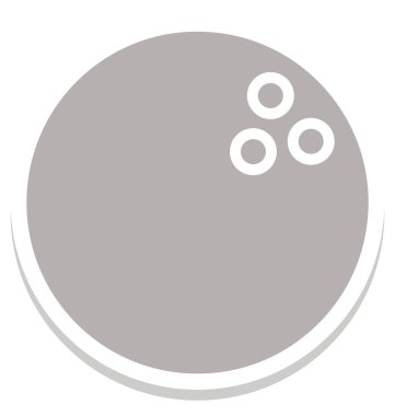 Olmak kolayca düzenleyebilir veya değiştirilen sokak topu izole vektör simgesi.