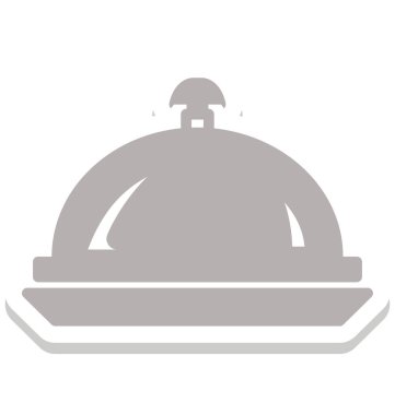 Olmak kolayca düzenleyebilir veya değiştirilen plakalı izole vektör simgesi.