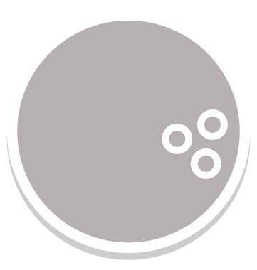 Olmak kolayca düzenleyebilir veya değiştirilen sokak topu izole vektör simgesi.