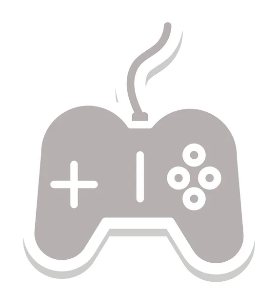Изолированный Векторный Значок Gamepad Который Можно Легко Редактировать Изменять — стоковый вектор