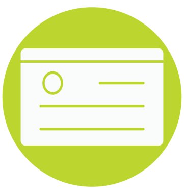 Olmak kolayca düzenleyebilir veya değiştirilmiş kredi kartı izole vektör simgesi.