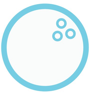 Olmak kolayca düzenleyebilir veya değiştirilen sokak topu izole vektör simgesi.