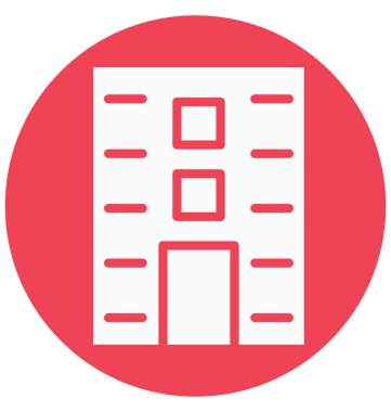 Olmak kolayca düzenleyebilir veya değiştirilen lüks otel izole vektör simgesi.