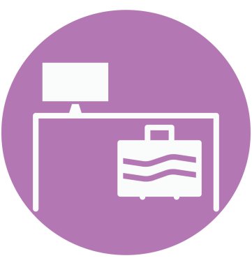 Olmak kolayca düzenleyebilir veya değiştirilen bilgisayar tablo izole vektör simgesi.