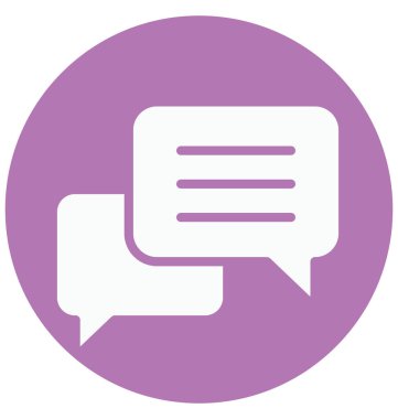 Kabarcıklar izole kolayca simge düzenleme vektör sohbet veya değişikliğin.