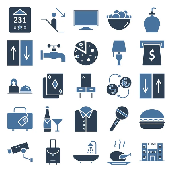 Paquete Iconos Vectoriales Aislados Viaje Recorrido Que Puede Modificar Editar — Vector de stock