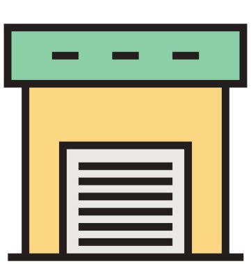 Ambar anahat ve dolu izole vektör kolayca düzenlenmiş veya değiştirilmiş simgesi