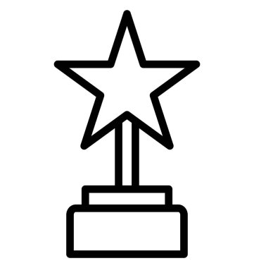 Ödül, en iyi izole edilmiş vektör simgesi kolayca değiştirilebilir veya düzenlenebilir