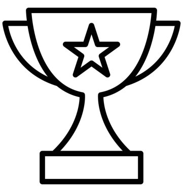 Ödül, en iyi izole edilmiş vektör simgesi kolayca değiştirilebilir veya düzenlenebilir
