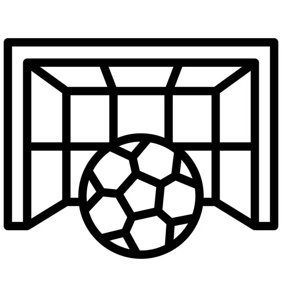 Game Goal Isolated Vector Icon 수정하거나 편집할 수있는 — 스톡 벡터