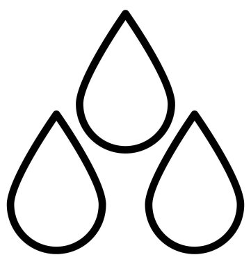 Kolayca değiştirilebilen veya düzenlenebilen kan damlası izole edilmiş Vektör Simgesi