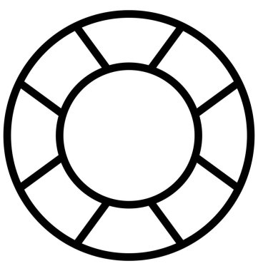 Can simidi, can yelekli vektör simgesi kolayca değiştirilebilir ya da düzenlenebilir.