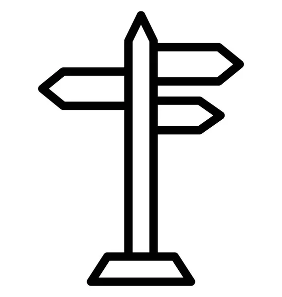 Знаки Стрілками Вказівник Напрямку Ізольована Піктограма Вектора Яку Можна Легко — стоковий вектор