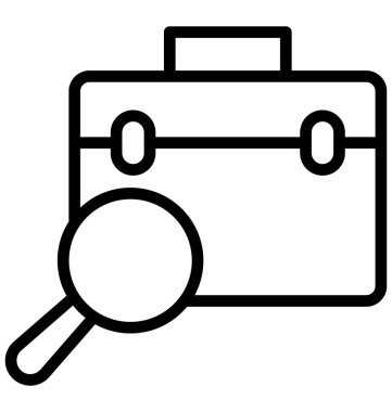 Yolculuk, bagaj İzole Vektör Simgesi Kolayca değiştirilebilir ya da düzenlenebilir