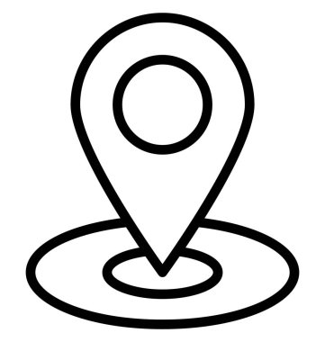 Kolayca değiştirilebilen ya da düzenlenebilen GPS izole edilmiş Vektör Simgesi