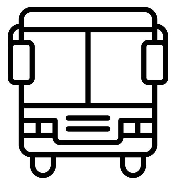 Bus Viaje Icono Vectorial Aislado Que Puede Modificar Editar Fácilmente — Archivo Imágenes Vectoriales