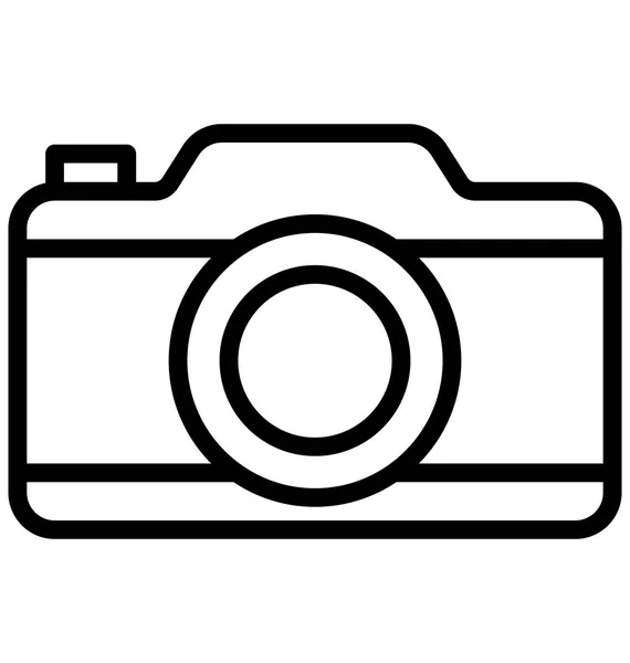 Fotoaparát Zachytit Izolované Vektorové Ikony Které Lze Snadno Upravit Nebo — Stockový vektor
