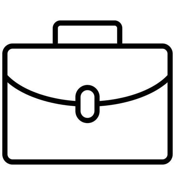 手荷物 ブリーフケース簡単に変更または編集することができ絶縁ベクトルアイコン — ストックベクタ