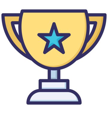 Ödül, en iyi izole edilmiş vektör simgesi kolayca değiştirilebilir veya düzenlenebilir