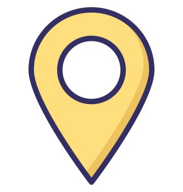 İşaretleyici, navigasyon Kolayca değiştirilebilir veya düzenlenebilir Vektör Simgesi