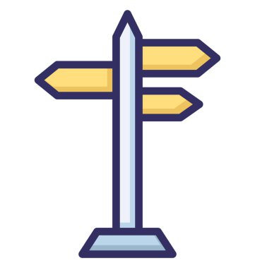 Ok işaretleri, yalıtılmış vektör simgesi yönlendirmesi kolayca değiştirilebilir ya da düzenlenebilir