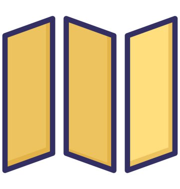 Reklam, broşür İzole Vektör Simgesi Kolayca değiştirilebilir veya düzenlenebilir