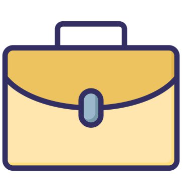 Bagaj, çanta Kolayca değiştirilebilen ya da düzenlenebilen izole edilmiş Vektör Simgesi