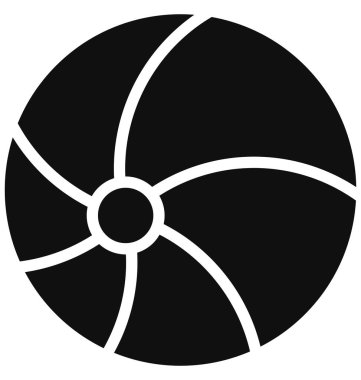 Top, basketbol izole edilmiş Vektör Simgesi Kolayca değiştirilebilir veya düzenlenebilir