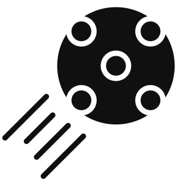 Kolayca değiştirilebilen ya da düzenlenebilen hava izole edilmiş vektör simgesindeki top