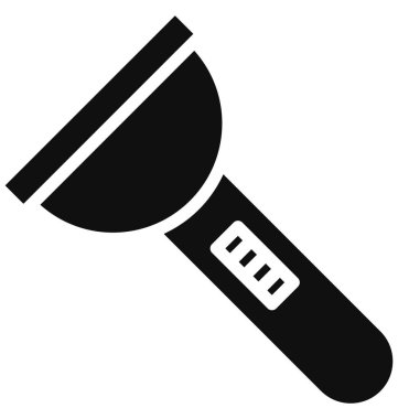 Meşale, cep ışığı Kolayca değiştirilebilir veya düzenlenebilir Vektör Simgesi