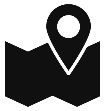 Kolayca değiştirilebilen ya da düzenlenebilen GPS izole edilmiş Vektör Simgesi