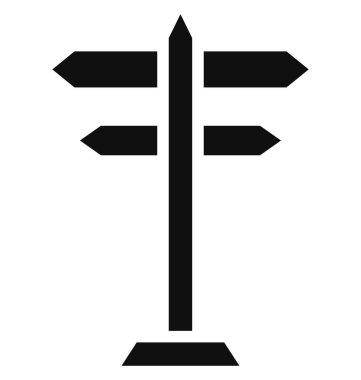 Ok işaretleri, yalıtılmış vektör simgesi yönlendirmesi kolayca değiştirilebilir ya da düzenlenebilir