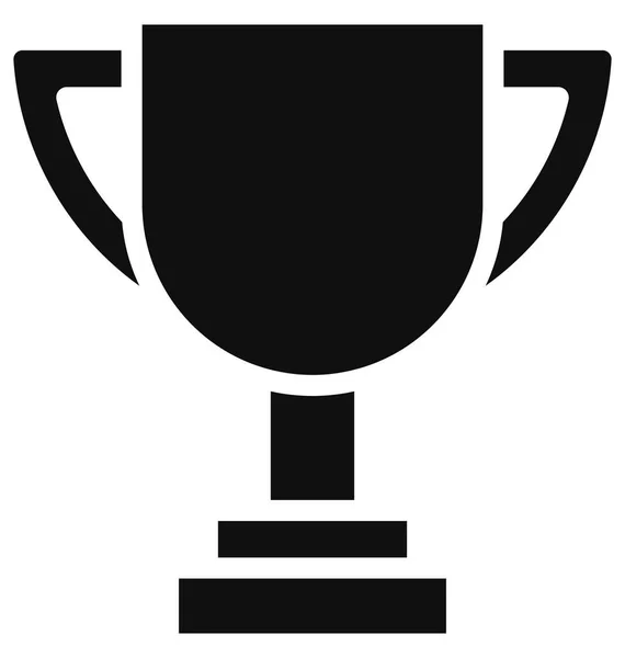 Trophy Achievement Μεμονωμένο Εικονίδιο Διάνυσμα Που Μπορεί Εύκολα Τροποποιηθεί Επεξεργαστεί — Διανυσματικό Αρχείο