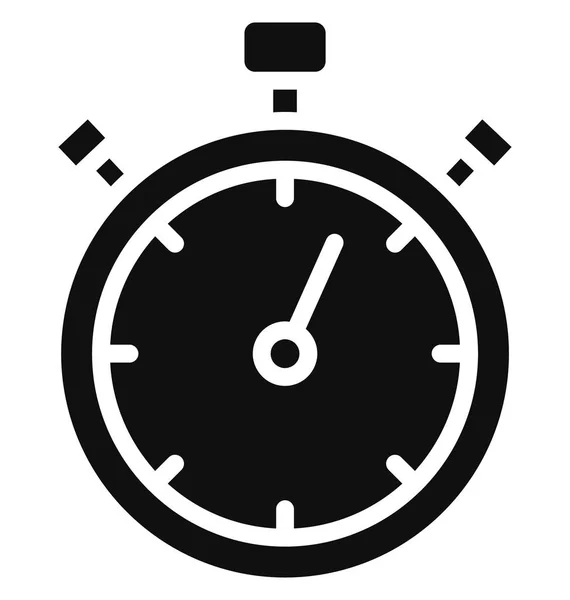 Chronometer Uhr Isolated Vector Icon Das Leicht Modifiziert Oder Bearbeitet — Stockvektor